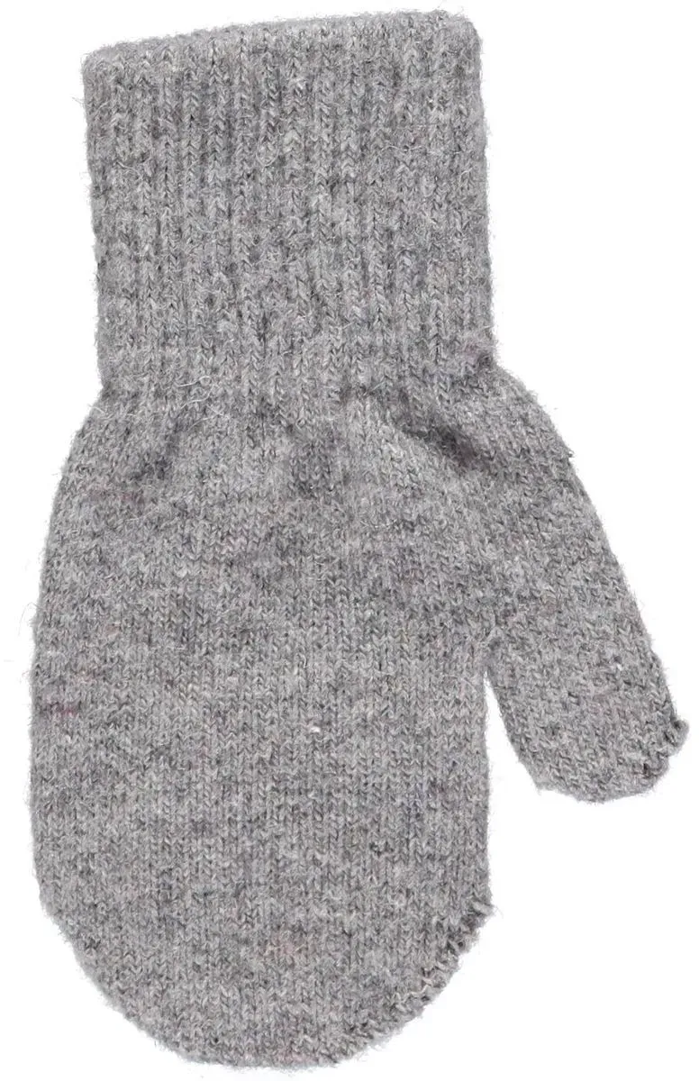 Celavi Basic Magic Mittens -solid col grey melange (160) 1\2