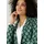 Aniston SELECTED Jerseyblazer mit gestreiften Punkten Gr. 34, dunkelgrün-mint, , 34829144-34