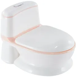 Kikkaboo Kindertöpfchen-Toilette Flushy, rutschfest, Musik, Toilettenpapierfach rosa