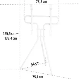 Hama TV-Design Bodenständer) 191 cm