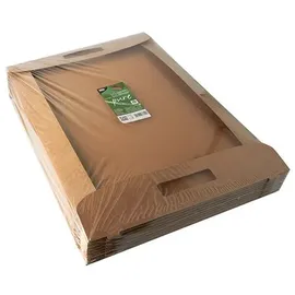 Papstar Tragetabletts, Pappe "pure" braun