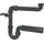 CORNAT Raumsparsiphon 11/2'' DN50 Schlauchverschraubung ''ohne Rosette''