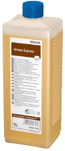 ECOLAB Grease Express Grillreiniger, Hervorragende Reinigungsleistung, auch bei hohen Temperaturen, 1000 ml - Flasche