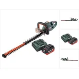 Metabo HS 18 LTX BL 65 Akku Heckenschere 18 V 60 cm Brushless + 1x Akku 10,0 Ah + Ladegerät