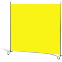 GRASEKAMP Stellwand 180 x 180 cm - Gelb - Paravent Raumteiler Trennwand Sichtschutz