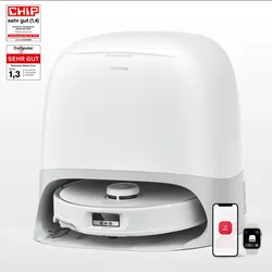 Roborock Qrevo Curv – Premium Saug‐Wisch‐Roboter mit Selbstreinigung, Saugroboter mit Basisstation