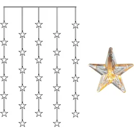 Star Trading Lichtervorhang Kunststoff 120 x 90 cm Warmweiß