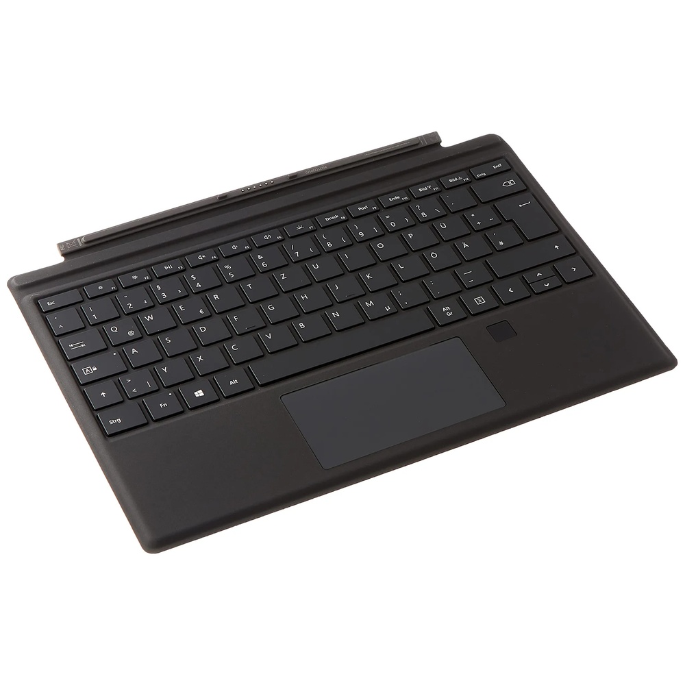 Microsoft Surface Pro Type Cover Tastatur DE mit Fingerabruck ID schwarz ab  140,10 € im Preisvergleich!