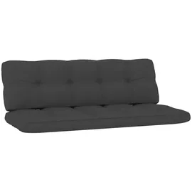 vidaXL Garten-Lounge-Set 2-tlg. grau