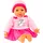 Bayer Puppenkleidung Latzhose/Kleid Pink