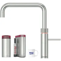 QUOOKER Wassersprudler Quooker Wasserhahn Heißwasser COMBI gekühltes sprudelndes Wasser CUBE, mit BieTal Trinktasse