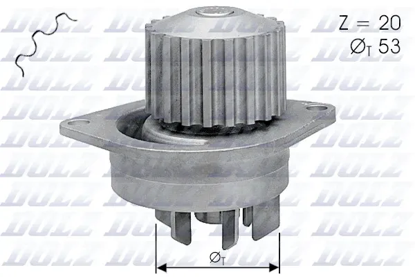 DOLZ Wasserpumpe c111 für Peugeot ROVER