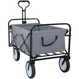 vidaXL Bollerwagen grau