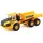 BBURAGO 18-32085 - Muldenkipper Gelb/Schwarz 1:50