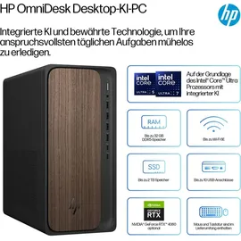 HP OmniDesk AI PC M03-0475ng Core Ultra 7 265 5,3 GHz 16 GB RAM 1 TB SSD Intel Arc Graphics Windows 11
