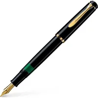 Pelikan Classic M200 Kolbenfüller schwarz/gold B (breit), 1 St.