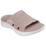 SKECHERS GO WALK FLEX ELATION Schiebe-Sandalen, Pink, 36