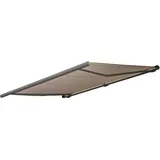 Mendler Ersatz-Bezug für Markise T124, Vollkassette Ersatzbezug Sonnenschutz 5x3m ~ Polyester sand