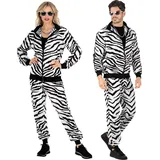 W WIDMANN MILANO Party Fashion - Kostüm Trainingsanzug, Tiermuster, 80er Jahre Outfit, Jogginganzug für Karneval & Party