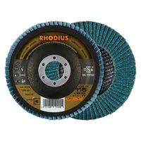 RHODIUS 210699 LGZ F3 Fächerschleifscheibe Edelstahl, Stahl 10 St.