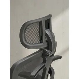 KADIMA DESIGN Bürostuhl Mesh Schwarz-Silber