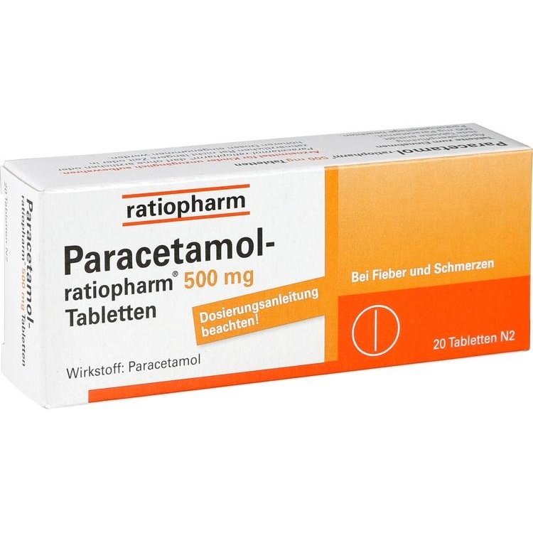 paracetamol ratiopharm 500