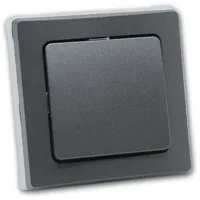 ChiliTec MILOS Wechsel-Schalter IP44 250V/ 10A, inkl. Rahmen, up, anthrazit