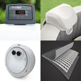 Intex PureSpa Bubble Deluxe Ø 196 x 71 cm greywood