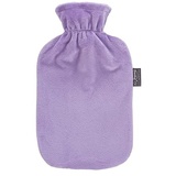 Fashy Wärmflasche mit Flauschbezug, flieder, 2 L