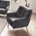 exxpo - sofa fashion Sessel Scandi Mikrofaser 87 x 92 x 92 cm Grau