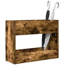 vidaXL Sonnenschirmhalter Geräucherte Eiche 65 x 24 x 50 cm Braun