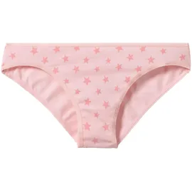 PETITE FLEUR Bikinislip PETITE FLEUR, Kinder, Gr. 158/164, 8 Stk., bunt (gelb, lila, mint, rosa), Jersey, Obermaterial: 95% Baumwolle, 5% Elasthan, bedruckt, unifarben, Unterhosen, mit Sternen-Print und unifarben