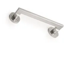 Emuca Griff mit Rosetten gebogen Aluminium Nickel 50 mm
