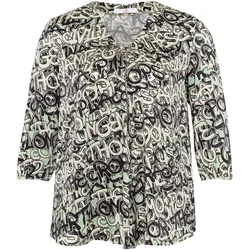 Bluse V-Ausschnitt Emilia Lay multicolor