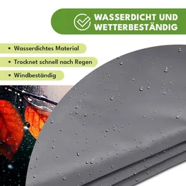 krumad Sonnensegel Dreieck 4x4 m Grau, Sonnenschutz Wasserabweisendes UV Wetterfest mit Befestigungsseilen - Grau