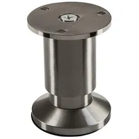 SO-Tech Möbelfuß alpha Edelstahloptik Höhe 80 mm