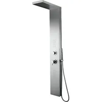 Evenes Wand-Brausepaneel Eske mit Mischer, Aluminium lackiert - 93