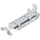 Vormann Türriegel Stahl 120 mm blau
