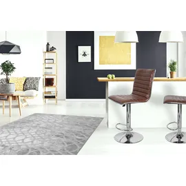 Kayoom Barstuhl Midnight 625 2er-Set, in Leder-Optik, höhenverstellbar, drehbar braun