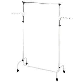 Wenko Trio Kleiderständer 87 x 165 x 44 cm weiß/silber