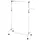 Wenko Trio Kleiderständer 87 x 165 x 44 cm weiß/silber