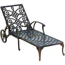 INKOSPOR Nexus Sonnenliege 200 x 70 x 30 cm Bronze