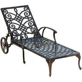 INKOSPOR Nexus Sonnenliege 200 x 70 x 30 cm Bronze