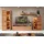 Stella Trading NATURE ONE Wohnwand Komplett-Set in Kernbuche teil-massiv FSC-zertifiziert - Moderne Schrankwand mit LED-Beleuchtung für Ihr Wohnzimmer - 390 x 203 x 45 cm (B/H/T)