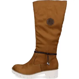 Rieker Damen Winterstiefel X5793, Frauen Stiefel,langschaftstiefel,wasserdicht,Boots,Winterschuhe,uebergangsstiefel,braun (24),38 EU, / 5 UK - 38