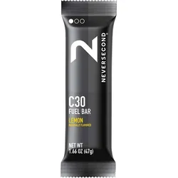 NEVERSECOND Energieriegel C30 Fuel Bar Zitrone | 47g Riegel