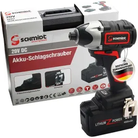 SCHMIDT security tools Akku-Schlagschrauber ID-180 inkl. 1 x 4,0 Ah + Ladegerät