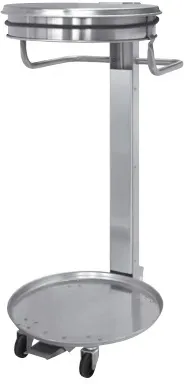 Mullwagen mit Lenkrollen h413_78