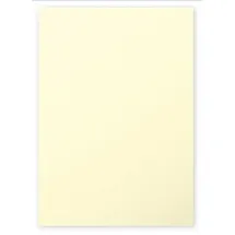 Clairefontaine Farbiges Papier A4, 120g, Kanariengelb 50 Blatt