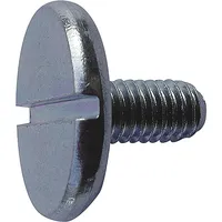 Industrial Quality Supplies DIN 921 Flachkopfschraube VG M6x12 Stahl